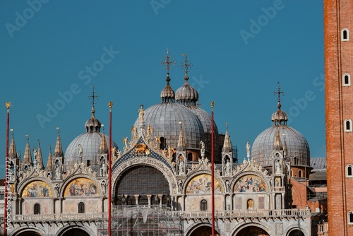Beautiful shot of the historic St. Mark's Square building in Venice, Italy © Spottcraft/Wirestock Creators