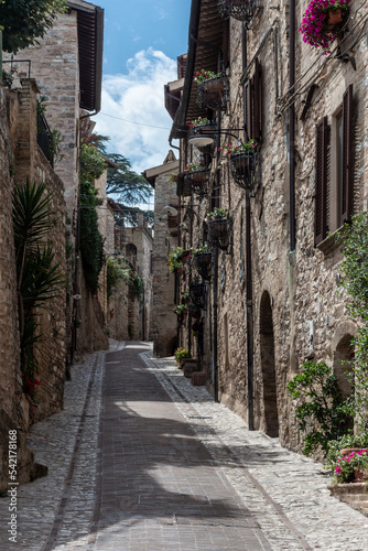 Umbria - Spello  un affascinante e meraviglioso vicolo