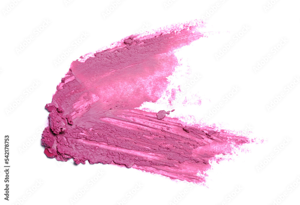 Smears of beautiful lipstick on white background Smears of beautiful lipstick on white background
