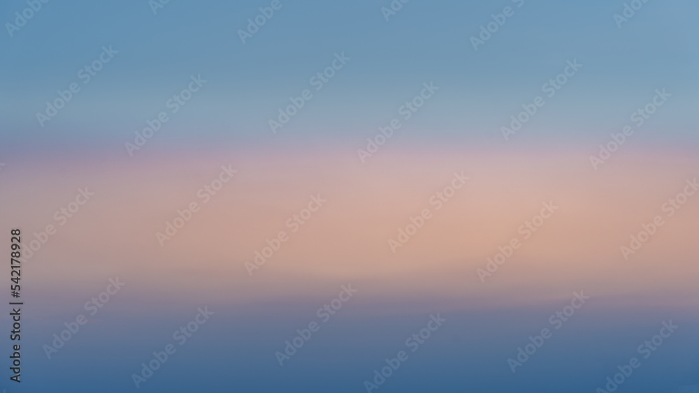 gradual color of sky at dusk sunset orange in the middle 16:9 can be use for wallpaper background