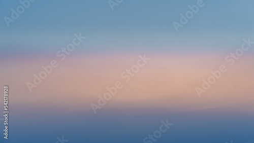 gradual color of sky at dusk sunset orange in the middle 16:9 can be use for wallpaper background