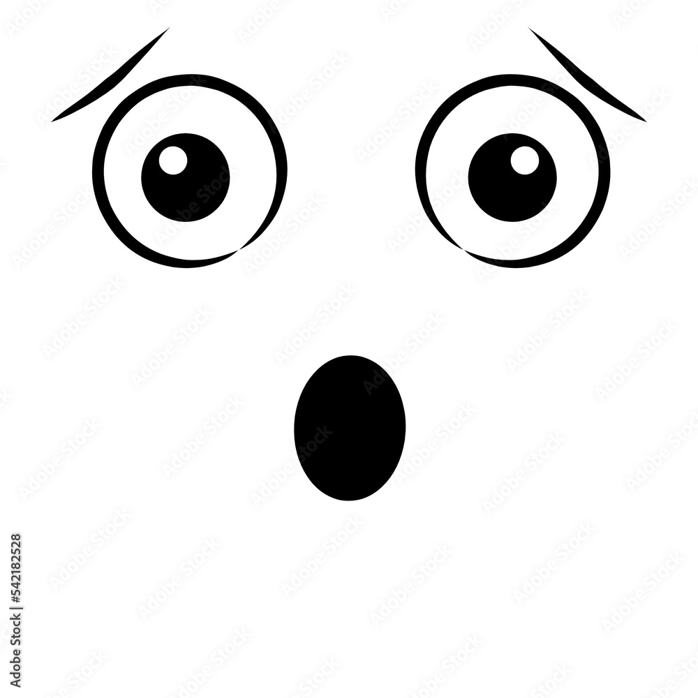 Expressive eyes and mouth PNG Expressive eyes and mouth PNG