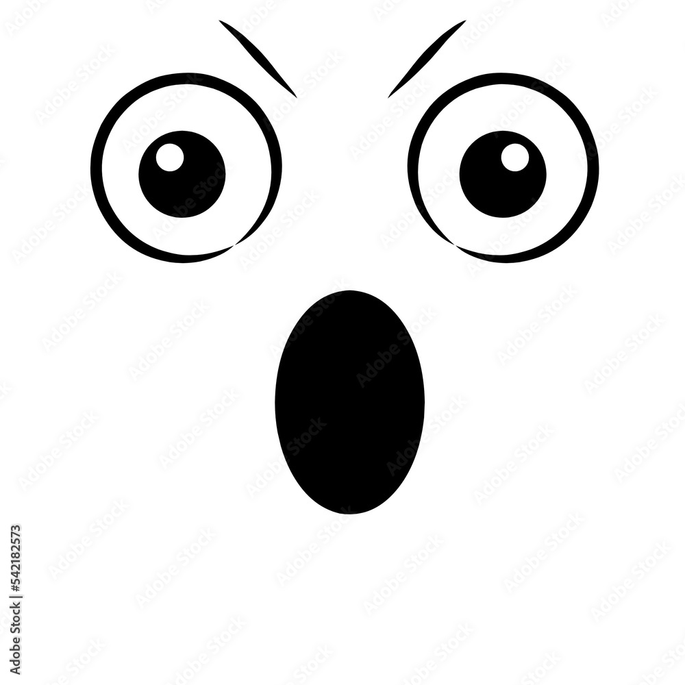 Expressive eyes and mouth PNG Expressive eyes and mouth PNG
