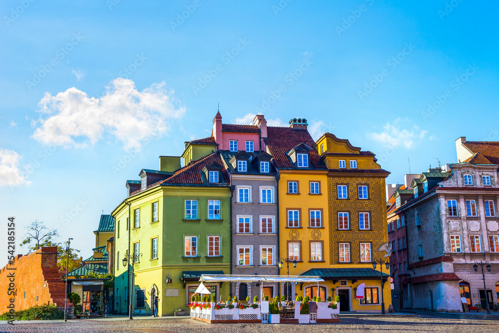 Naklejka premium Houses in Old Town