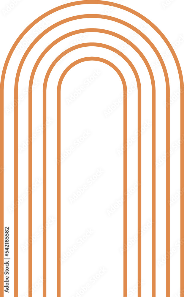 Abstract Rainbow Line Art Abstract Rainbow Line Art