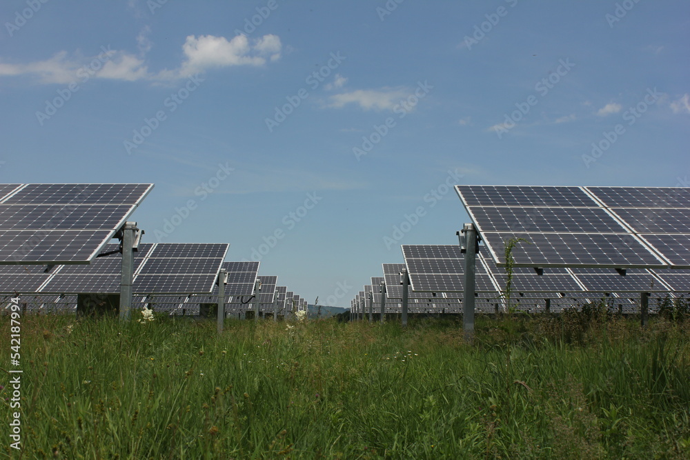 Sun Above the Solar Farm photovoltaic Sun Above the Solar Farm photovoltaic