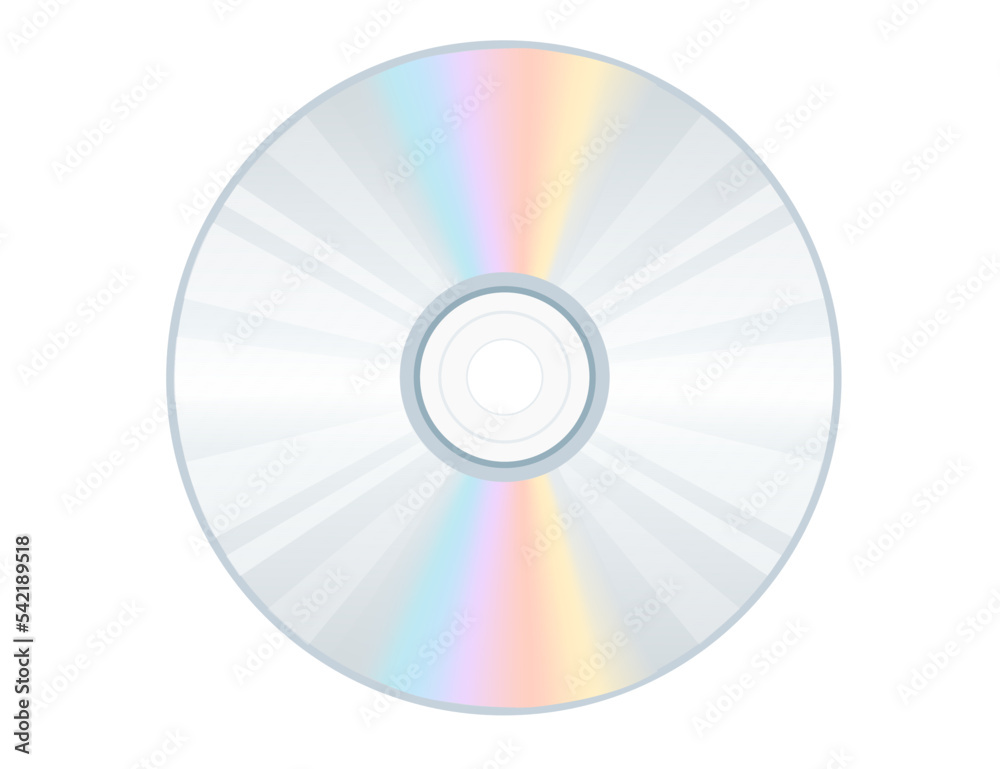 DVD or CD disc digital technology data storage vector illustration isolated on white background DVD or CD disc digital technology data storage vector illustration isolated on white background