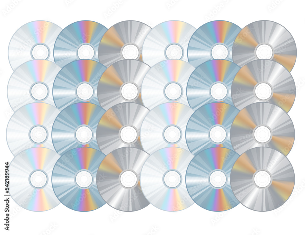 DVD or CD disc digital technology data storage vector illustration isolated on white background DVD or CD disc digital technology data storage vector illustration isolated on white background