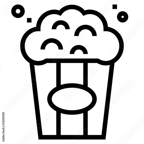 popcorn icon style