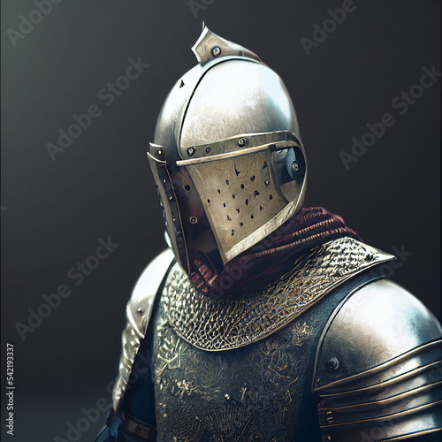Fotografia Medieval knight in armour