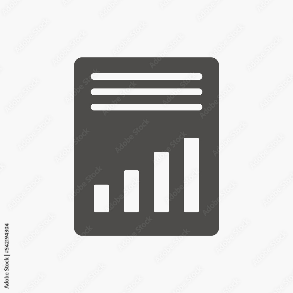 Business accounting vector icon illustration. management, document symbol sign Business accounting vector icon illustration. management, document symbol sign