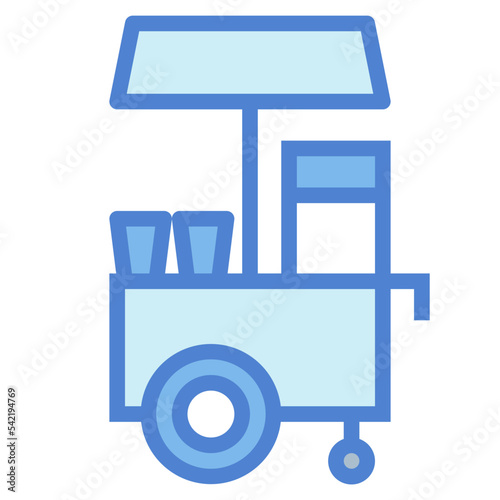Popcorn Shop two tone icon style