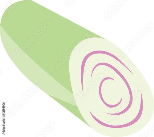 Lemon Grass isolated Illustration Hand Drawn