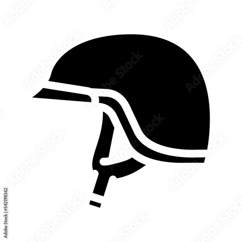 half helmet motorcycle glyph icon vector. half helmet motorcycle sign. isolated symbol illustration