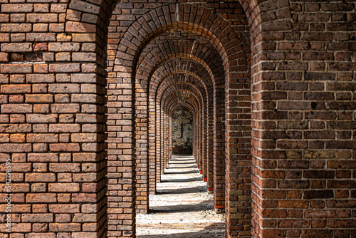 Arches in an old fort