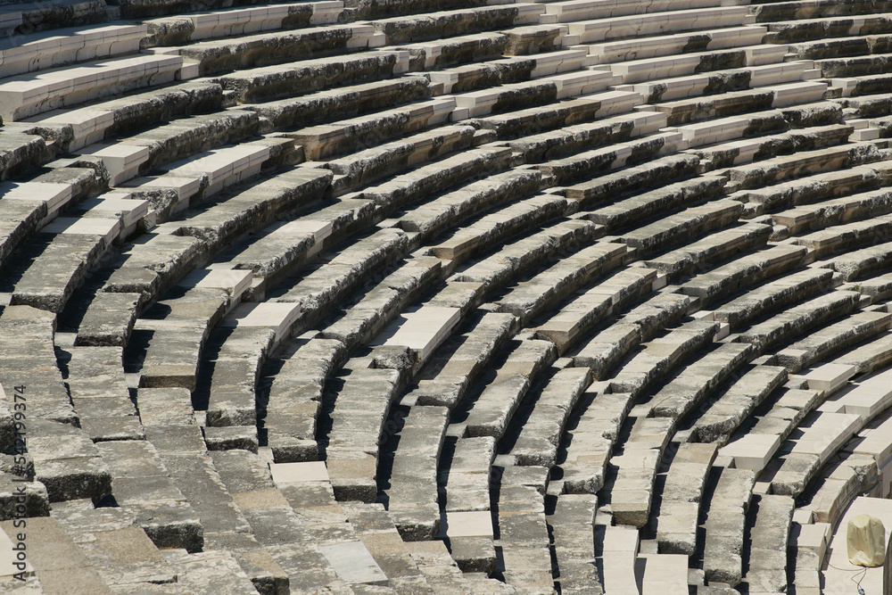 Theatre of Aspendos Ancient City in Antalya, Turkiye Theatre of Aspendos Ancient City in Antalya, Turkiye