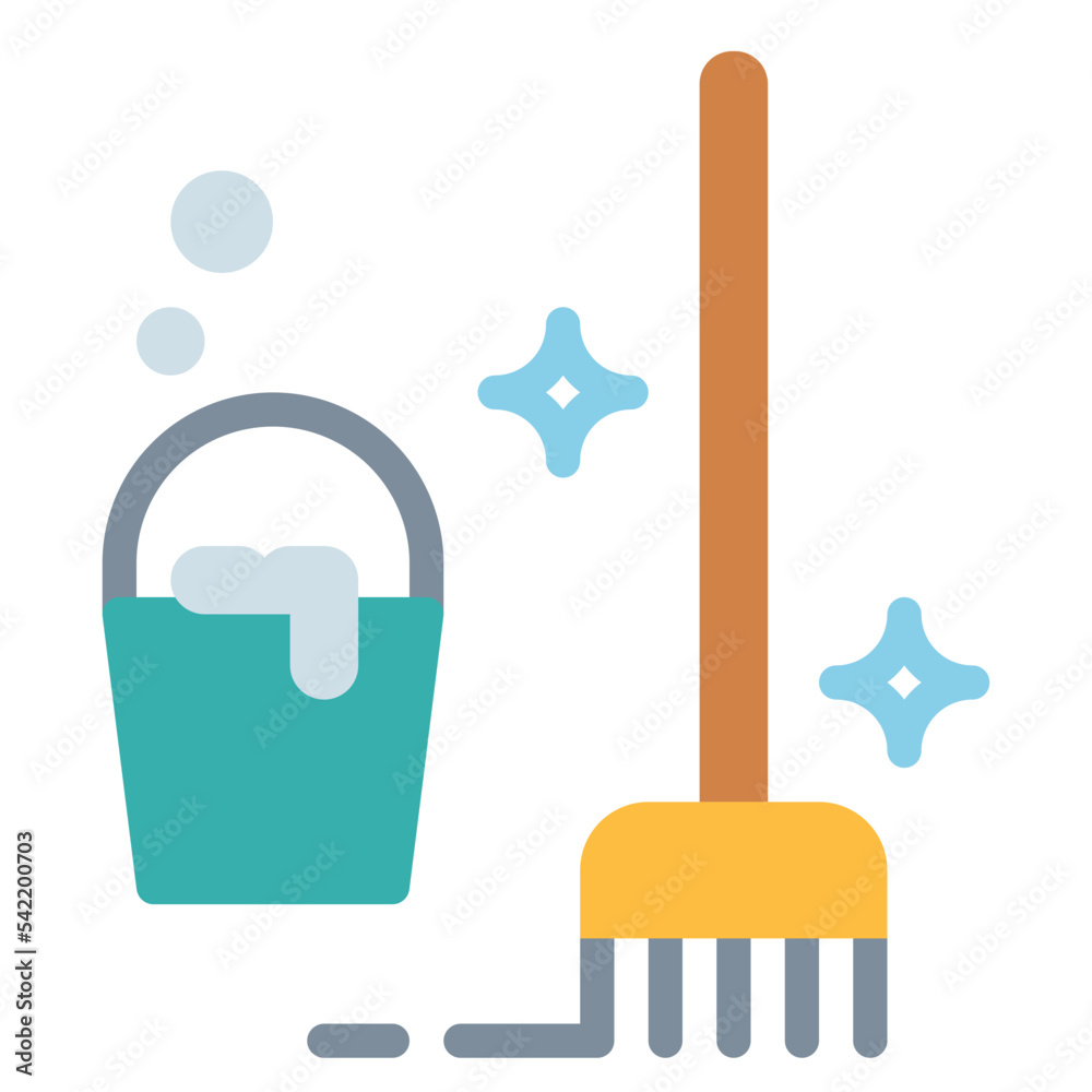 cleaning flat icon style cleaning flat icon style