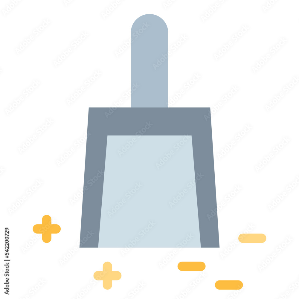 dustpan flat icon style dustpan flat icon style