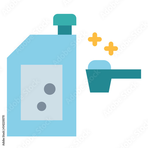 detergent flat icon style