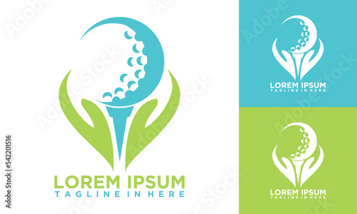 charity golf logo design