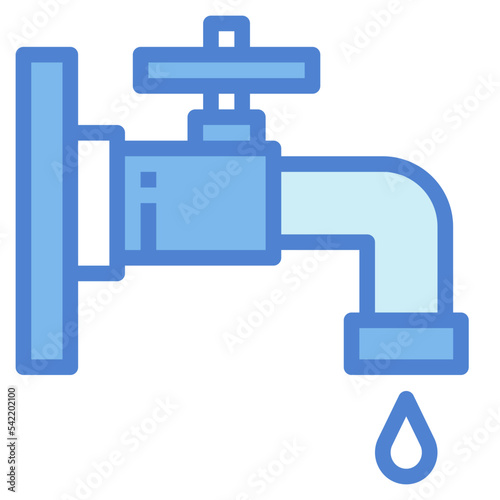 faucet two tone icon style