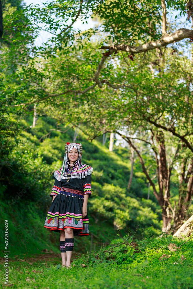 Miao Woman In Traditional Dress Miao Woman In Traditional Dress