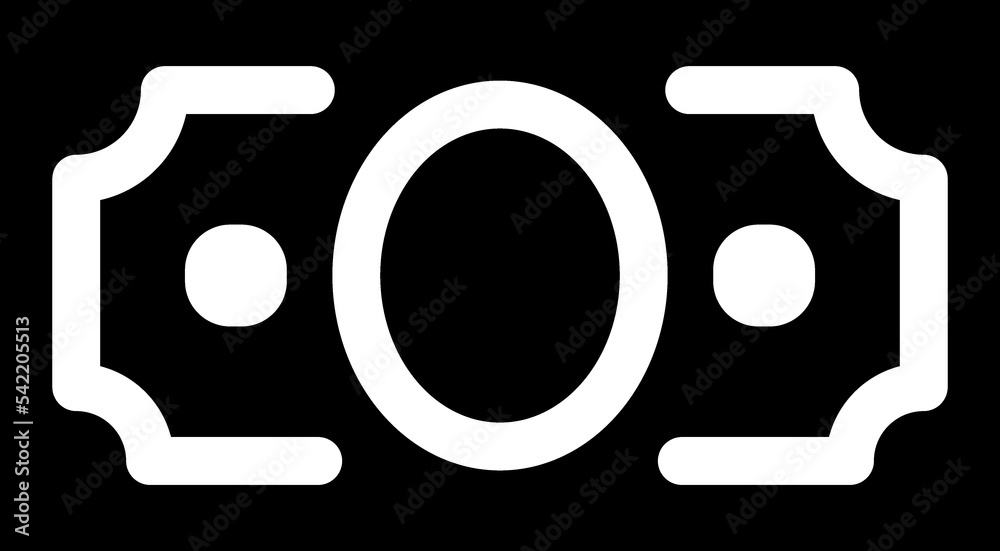 Money, currency, dollar black glyph symbol Money, currency, dollar black glyph symbol