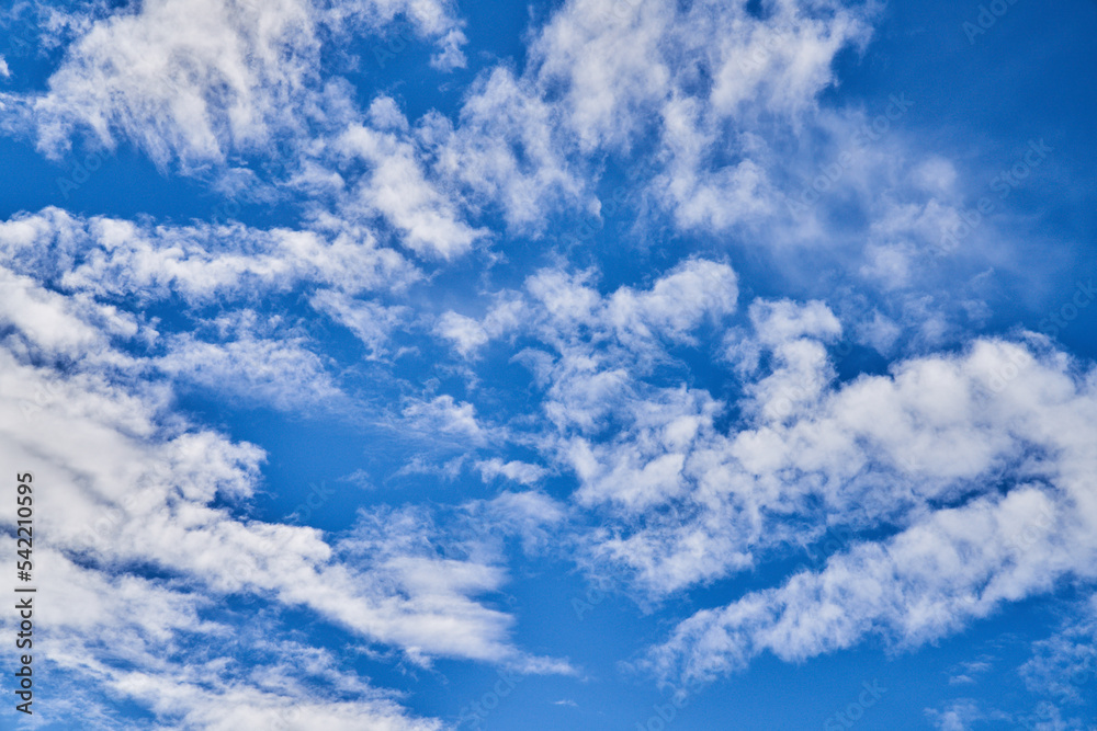 Beatiful blue sky with clouds on a sunny day Beatiful blue sky with clouds on a sunny day