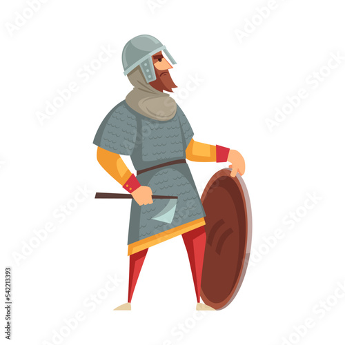 Knight Cartoon Illustration