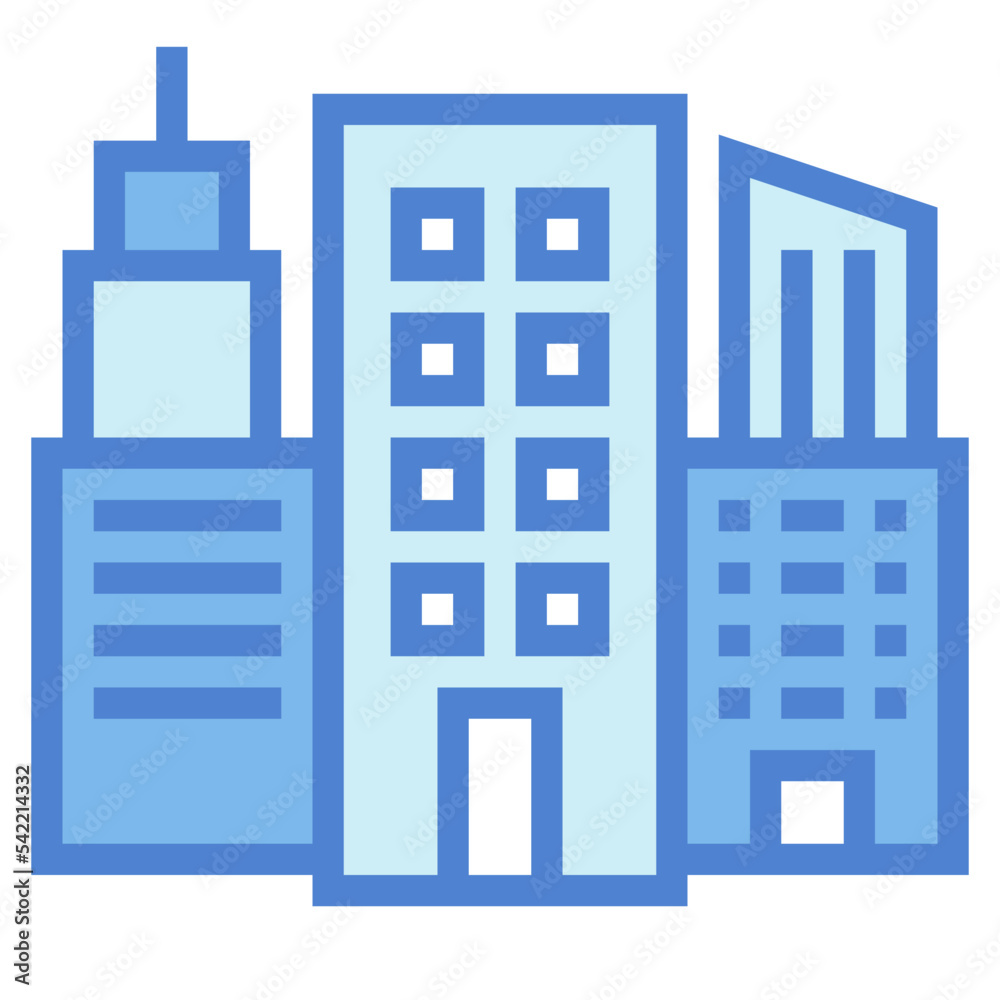 building two tone icon style
