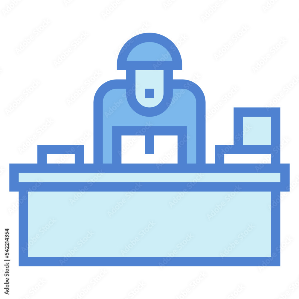 CEO two tone icon style