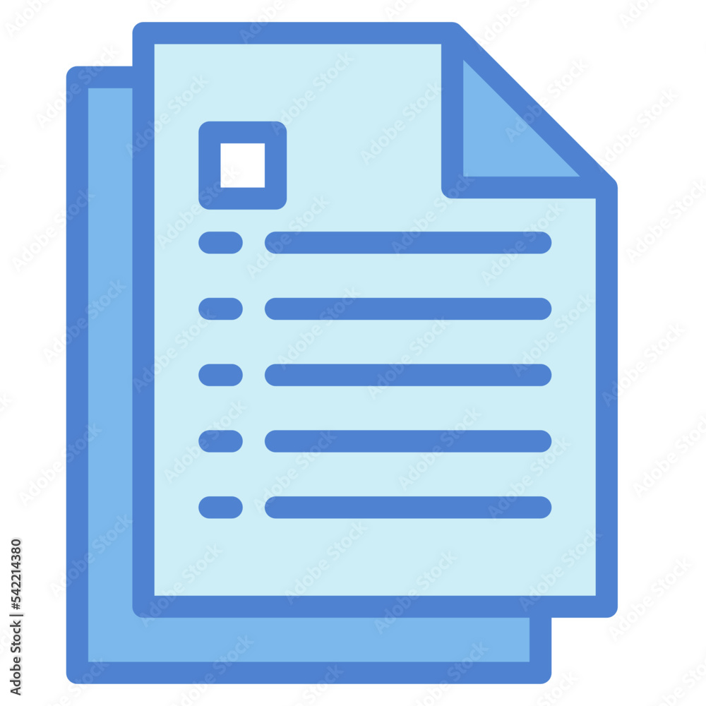 document two tone icon style document two tone icon style