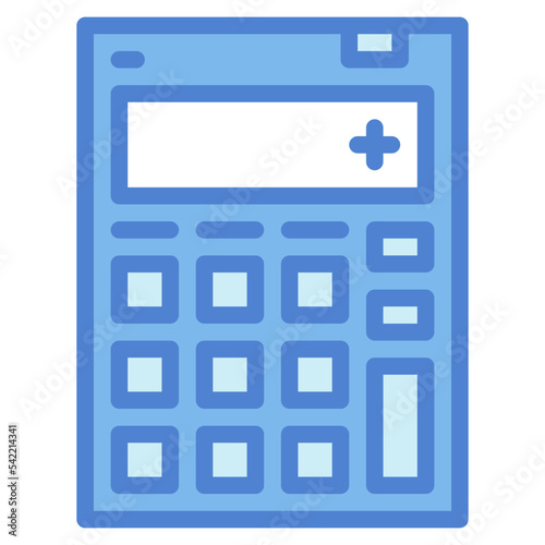 calculator two tone icon style