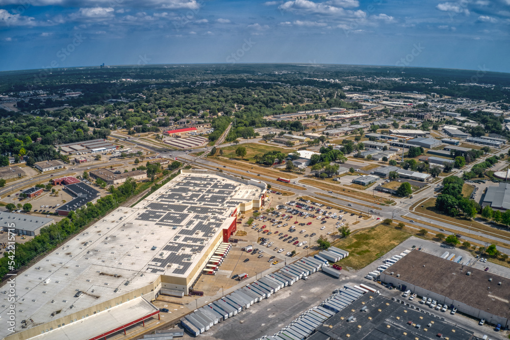 Aerial View of the Des Moine Suburb of Urbandale, Iowa Aerial View of the Des Moine Suburb of Urbandale, Iowa