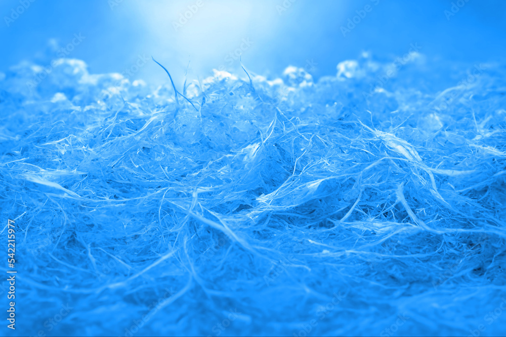 Obraz premium Blue background texture, wavy floral pattern design , icy windy and curvy illustration winter art 