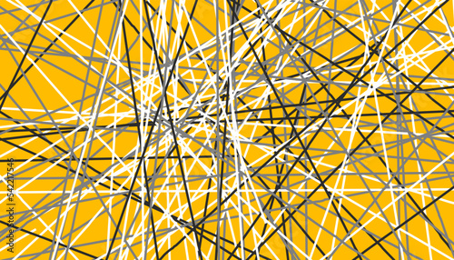Grunge background, chaotic straight lines
