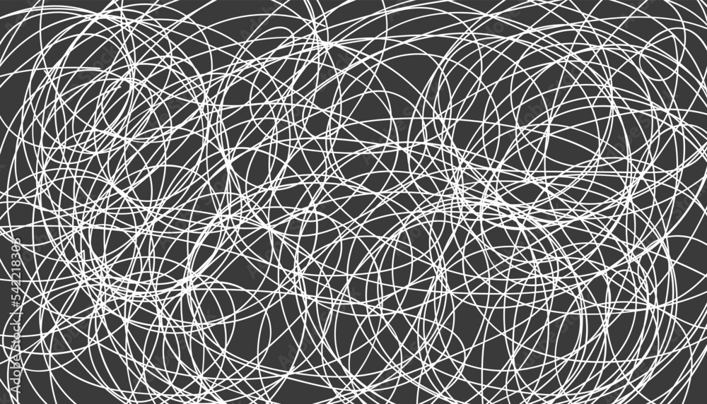 Obraz premium Confusing background, complex pattern, doodle backdrop