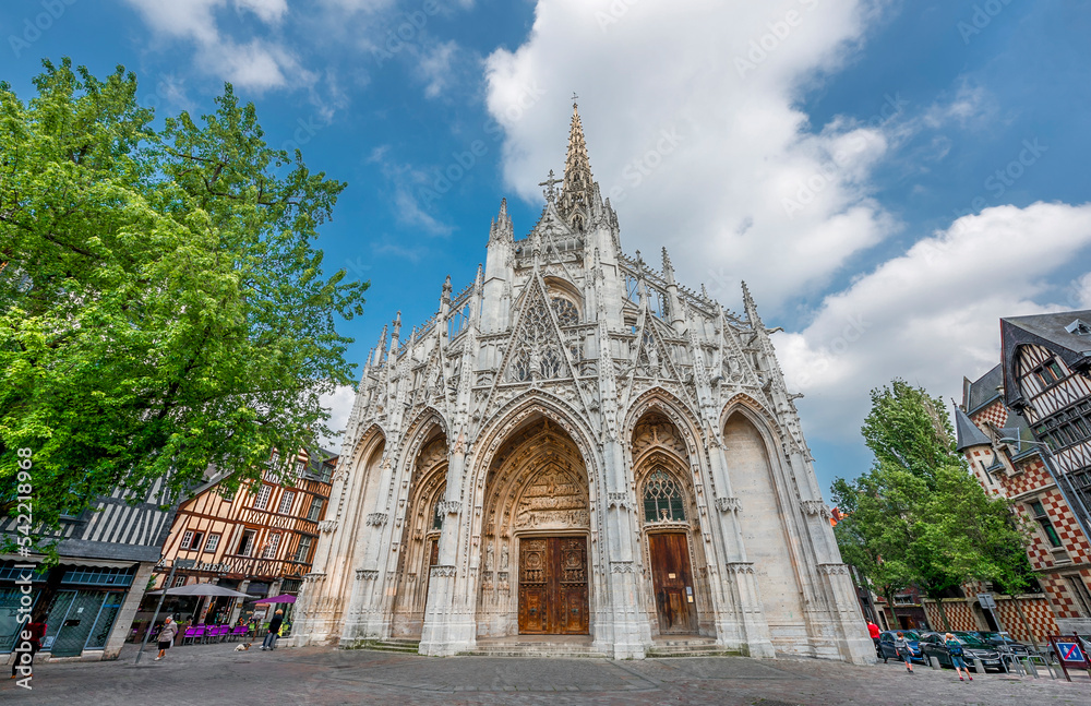 Obraz premium City cathedral of Rouen, Normandy, France