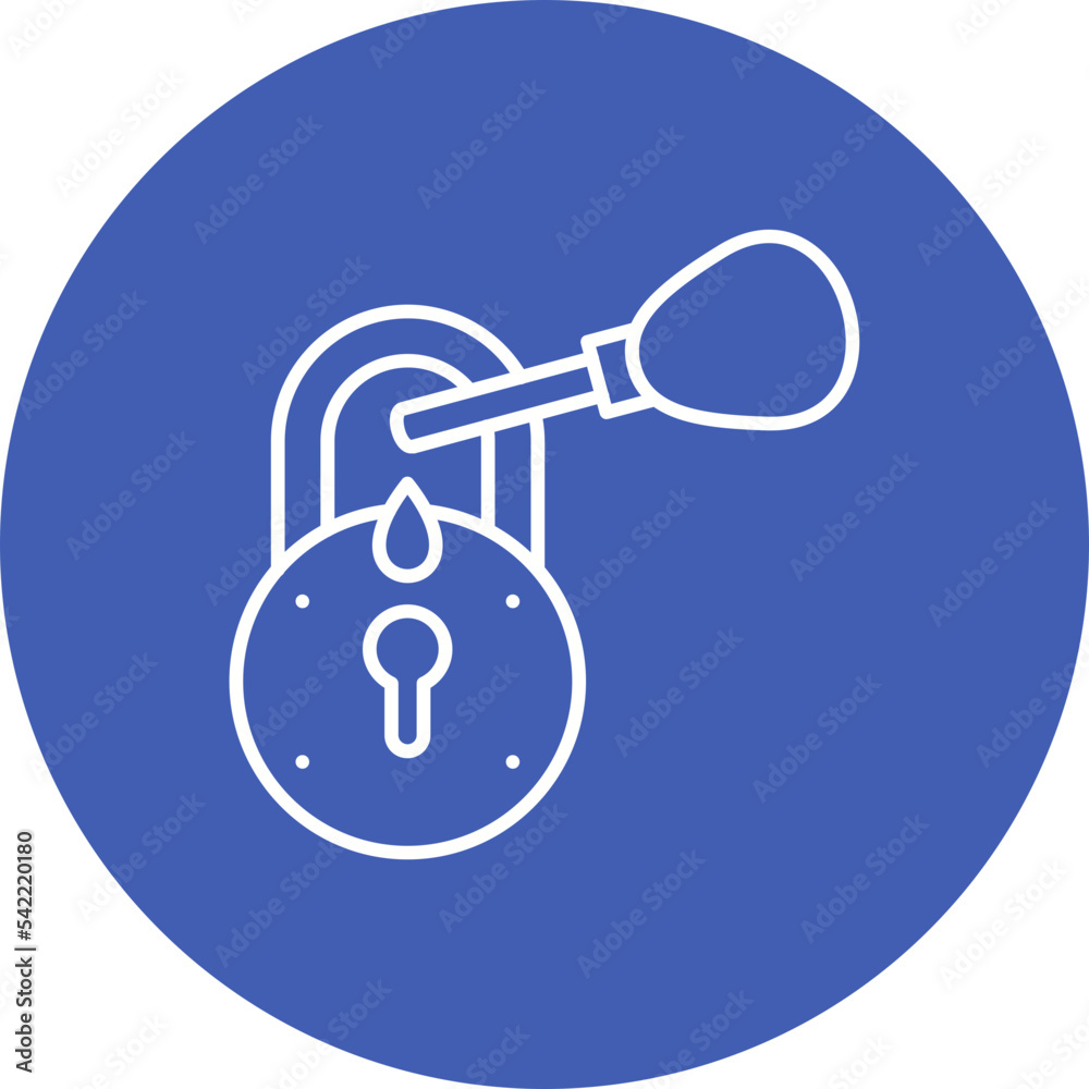 Oil Multicolor Circle Line Inverted Icon Oil Multicolor Circle Line Inverted Icon