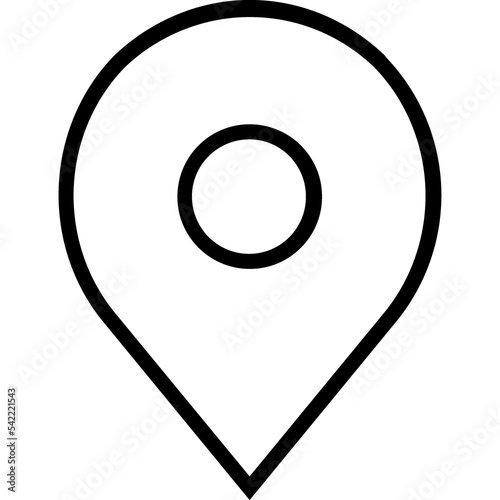 Location pin, navigator icon