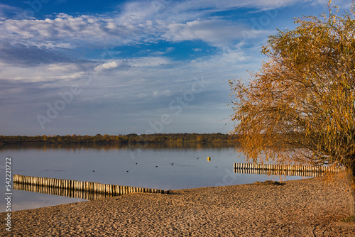 Strandbad, Strand am Markkleeberger See, Markkleeberg bei Leipzig, Sachsen, Deutschland photo