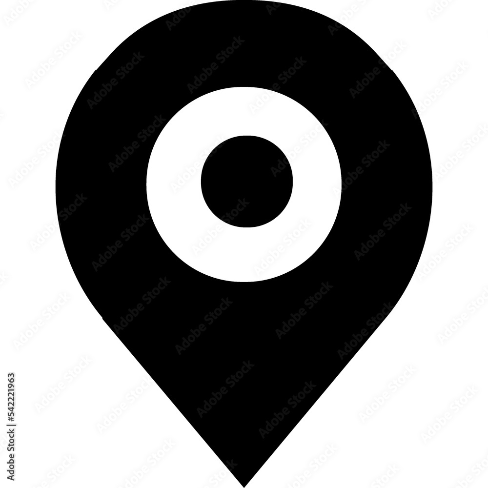 Location pin, navigator icon Location pin, navigator icon