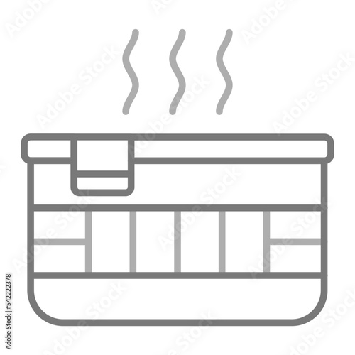 Jacuzzi Greyscale Line Icon