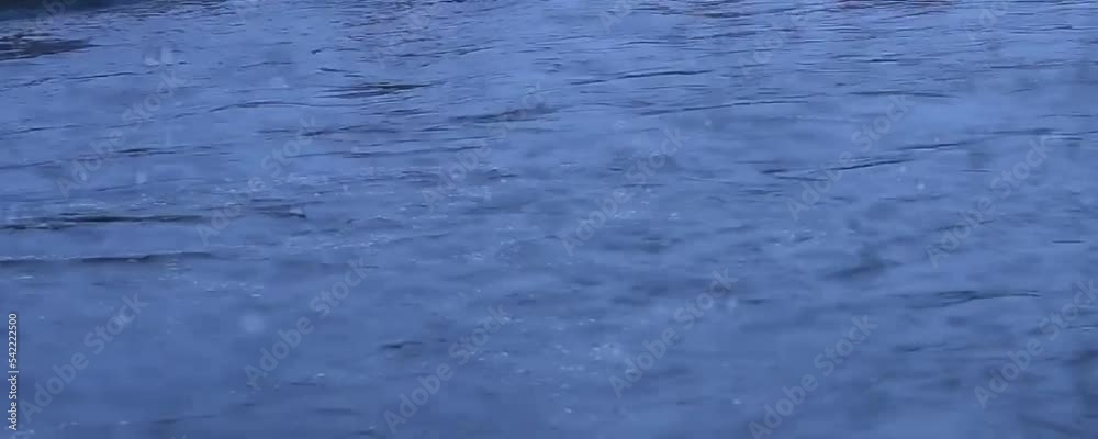 raindrops falling on the water raindrops falling on the water