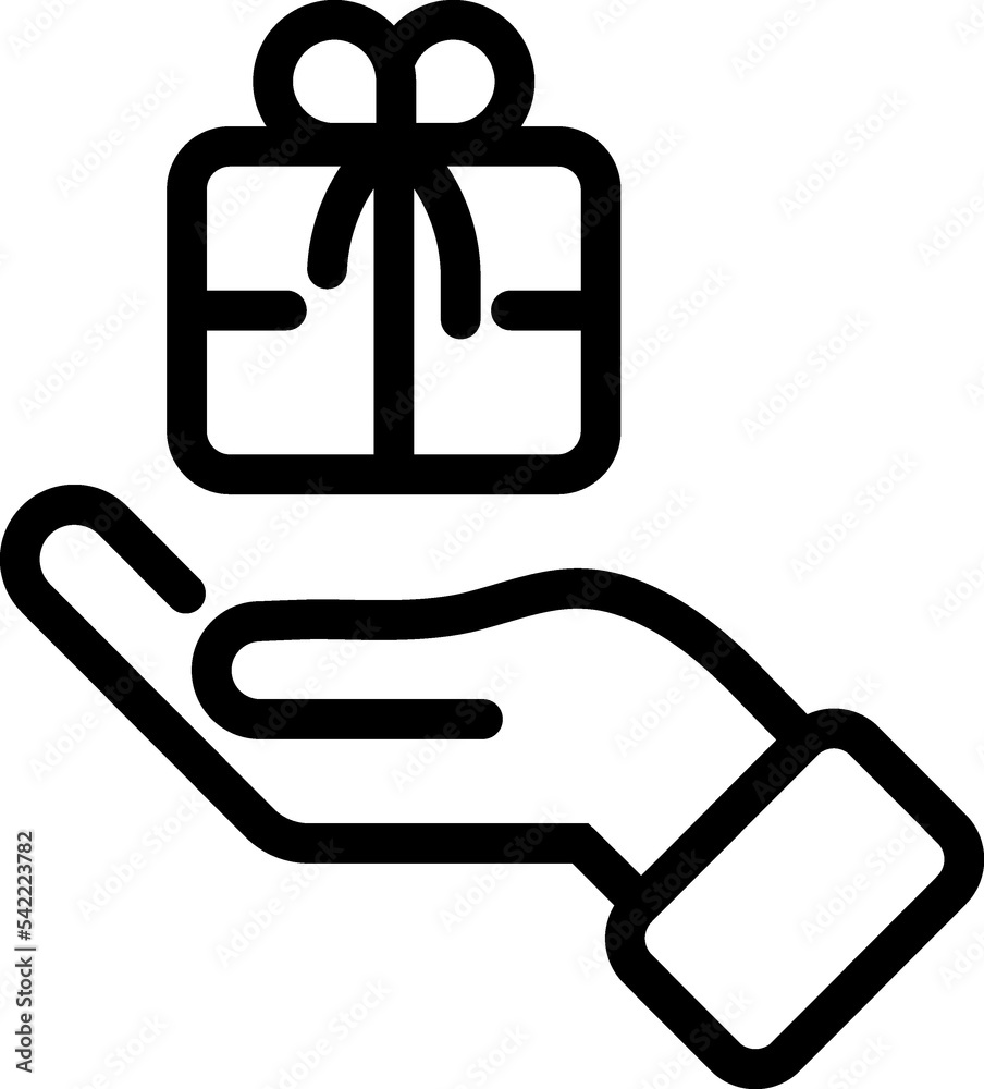 gift box line icon gift box line icon