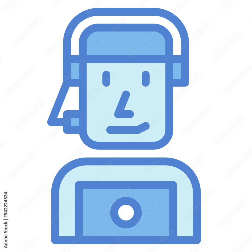 Customer service two tone icon style