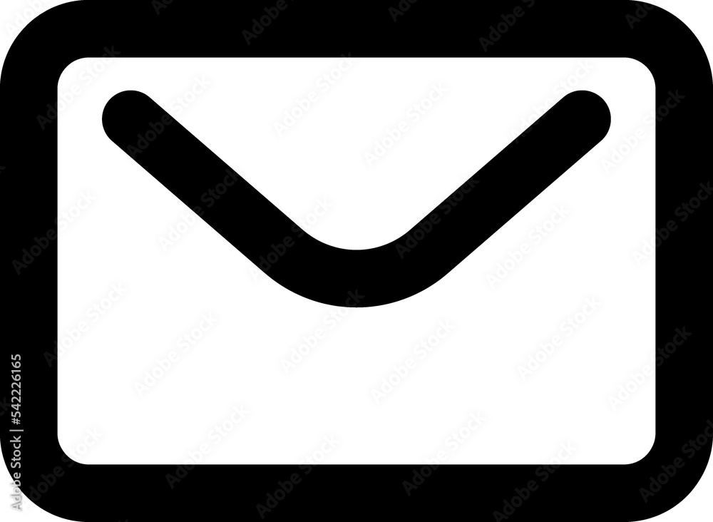 Envelope, mail, e-mail, mailbox, message line icon Envelope, mail, e-mail, mailbox, message line icon