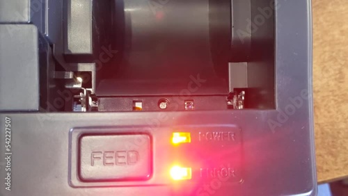 receipt printer in office