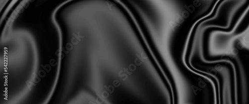 Beautiful drawing with the divorces and wavy lines in gray tones. Silver liquid texture. Silver metallic surface. Abstract silver marble texture. Abstrac black gray marble background. Fancy liquify