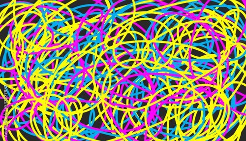 Confusing background  complex pattern  doodle backdrop